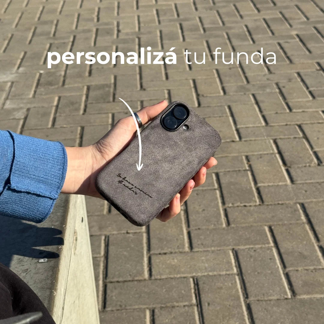 Funda iPhone Alcántara
