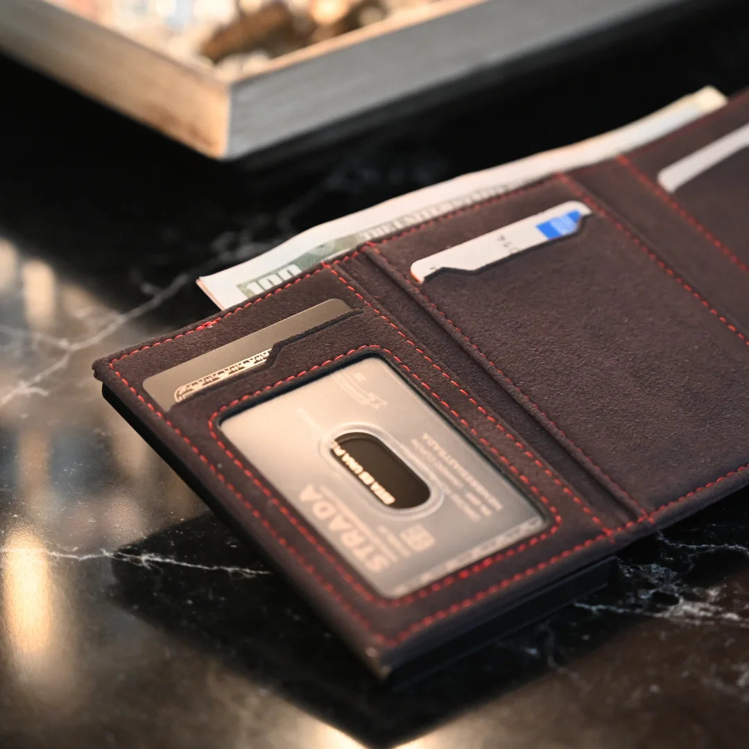BILLETERA TITAN PRO™ Alcantara™ RFID