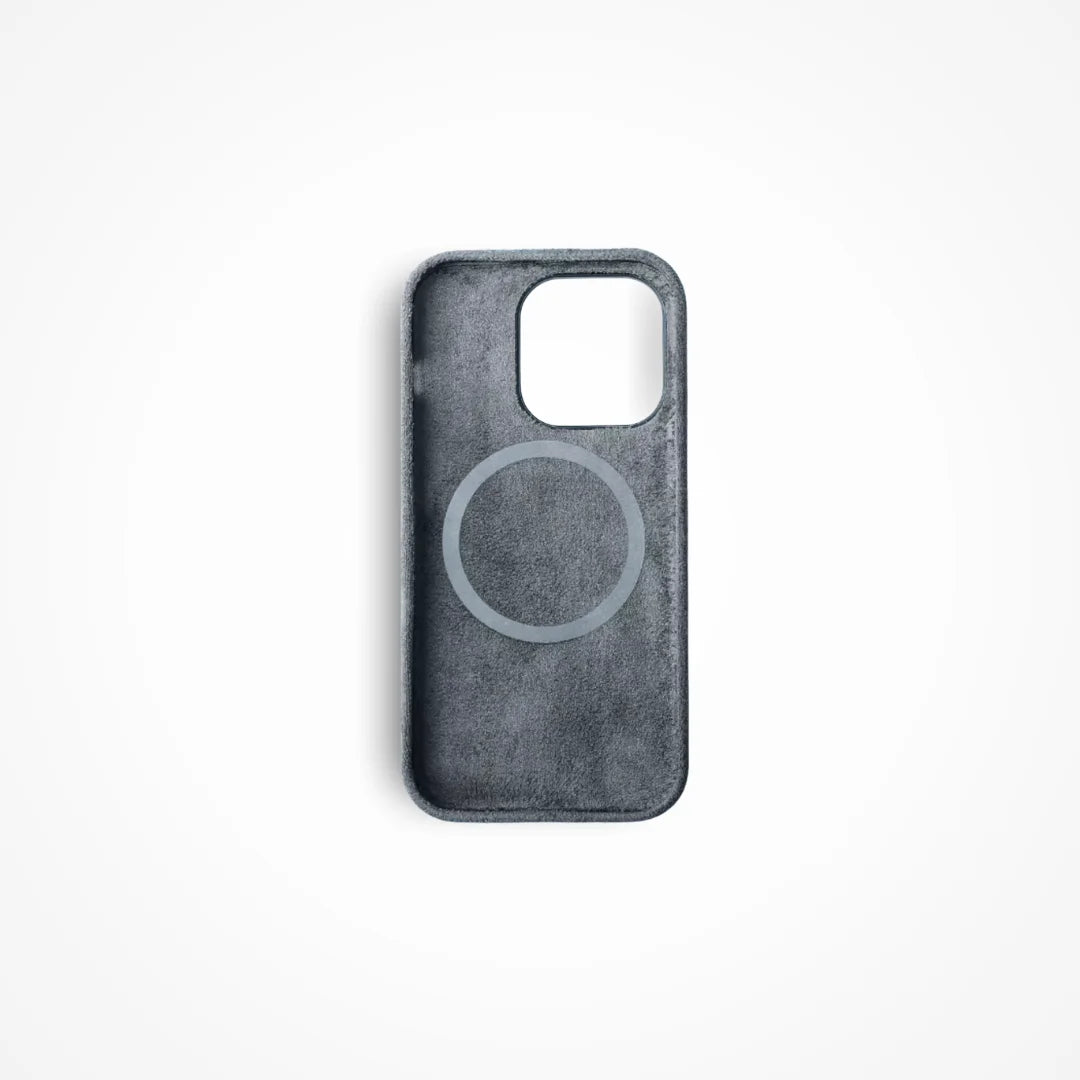 Funda iPhone Alcantara + Tarjetero MagSafe