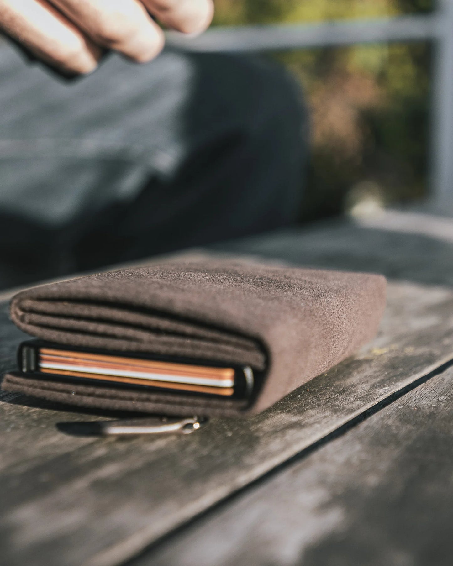 BILLETERA TITAN PRO™ Alcantara™ RFID